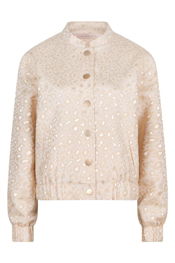 JACKET BOMBER FANCY JACQUARD SP25 17009 123 Ivory